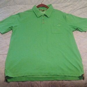 Oakley Kelly Green Polo Shirt with Pocket Size XL